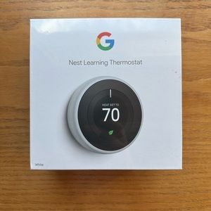Unopened and unused! Google Nest Learning Thermostat